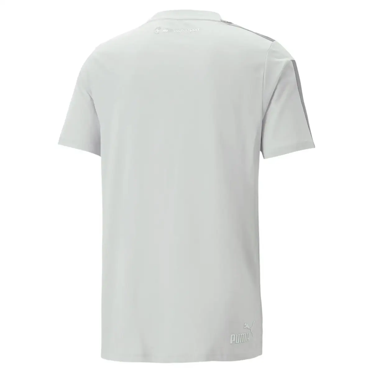 Puma BMW MMS Monochrome Tee Flat Erkek Gri T-Shirt