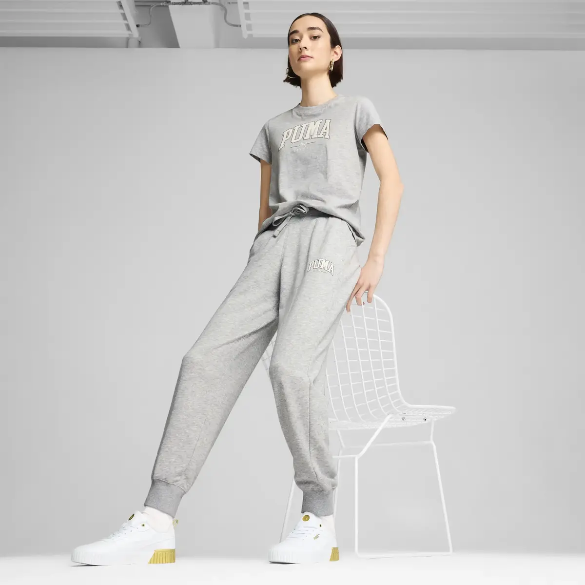 Puma Carina 2.0 Metallic Dream Beyaz Kadın Günlük Spor Ayakkabı