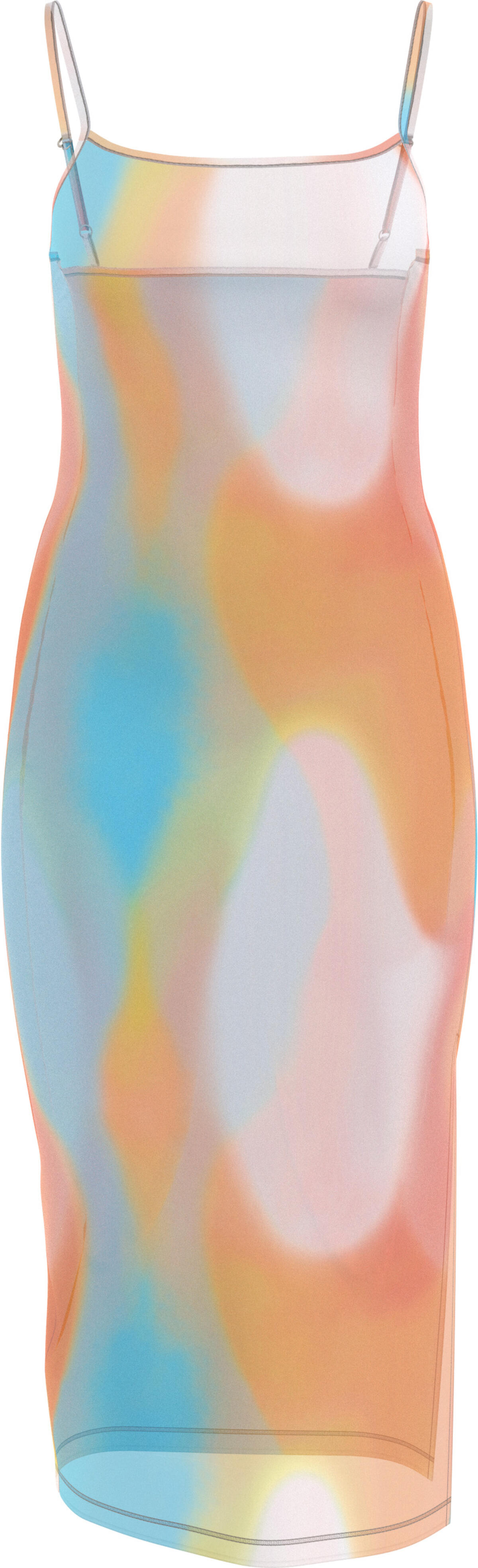 Calvin Klein MID DRESS-PRINT Kadın Sarı Elbise