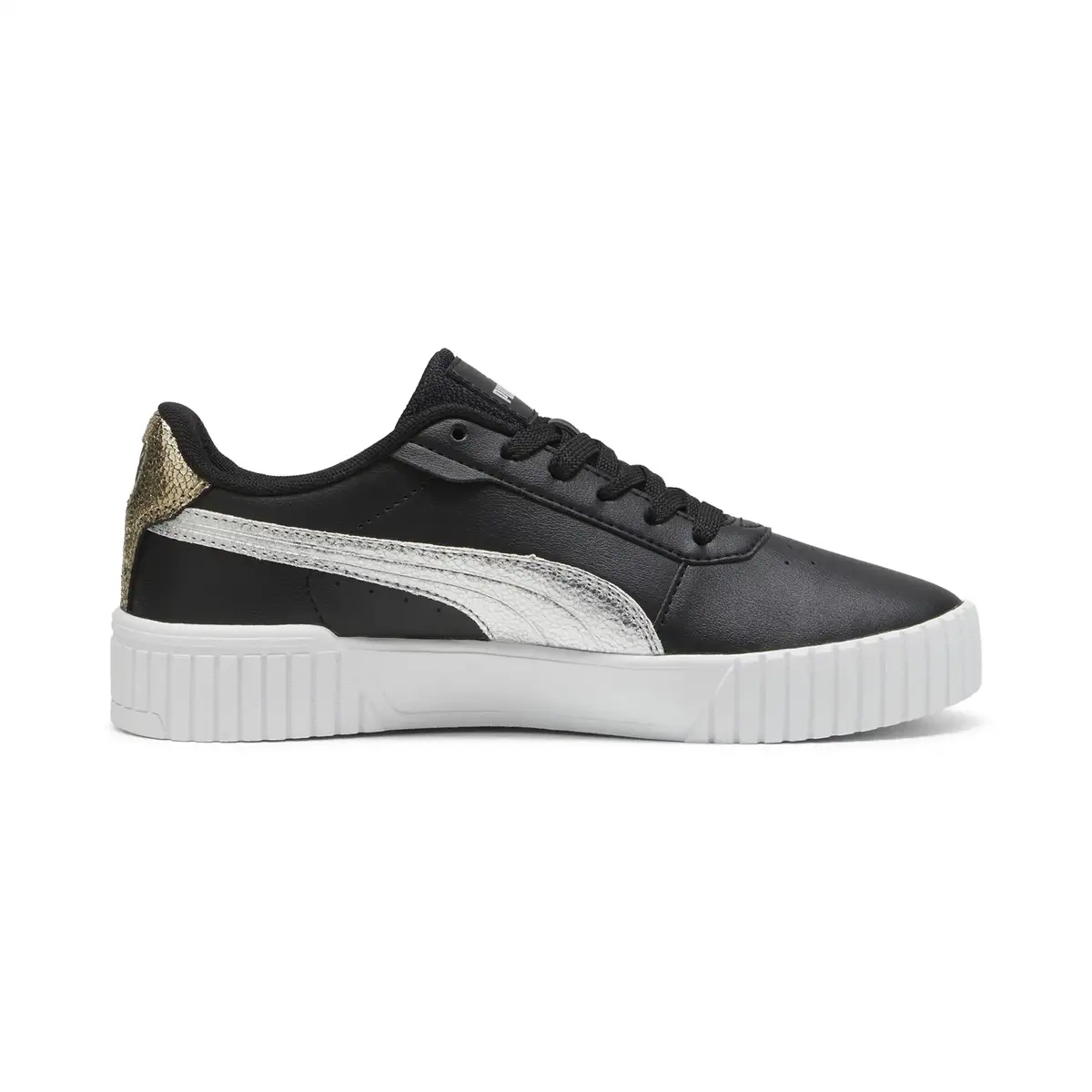 Puma Carina 2.0 Metallic Shine Siyah Kadın Günlük Spor Ayakkabı