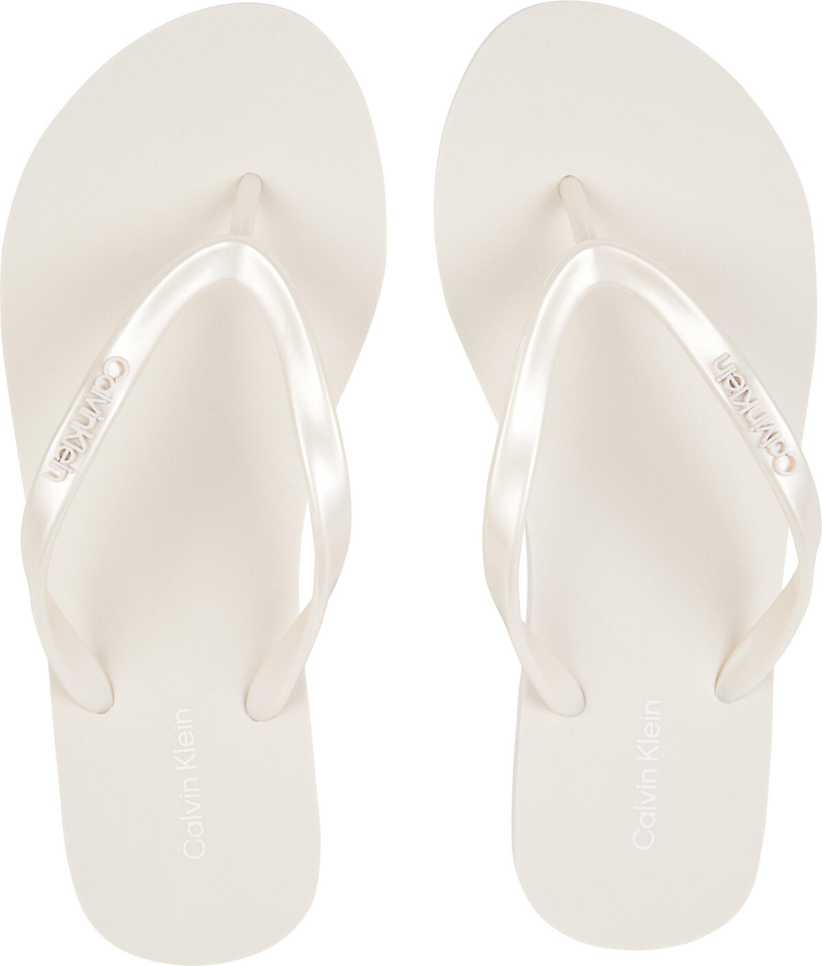 Calvin Klein FLIPFLOP - MTL Kadın Bej Terlik