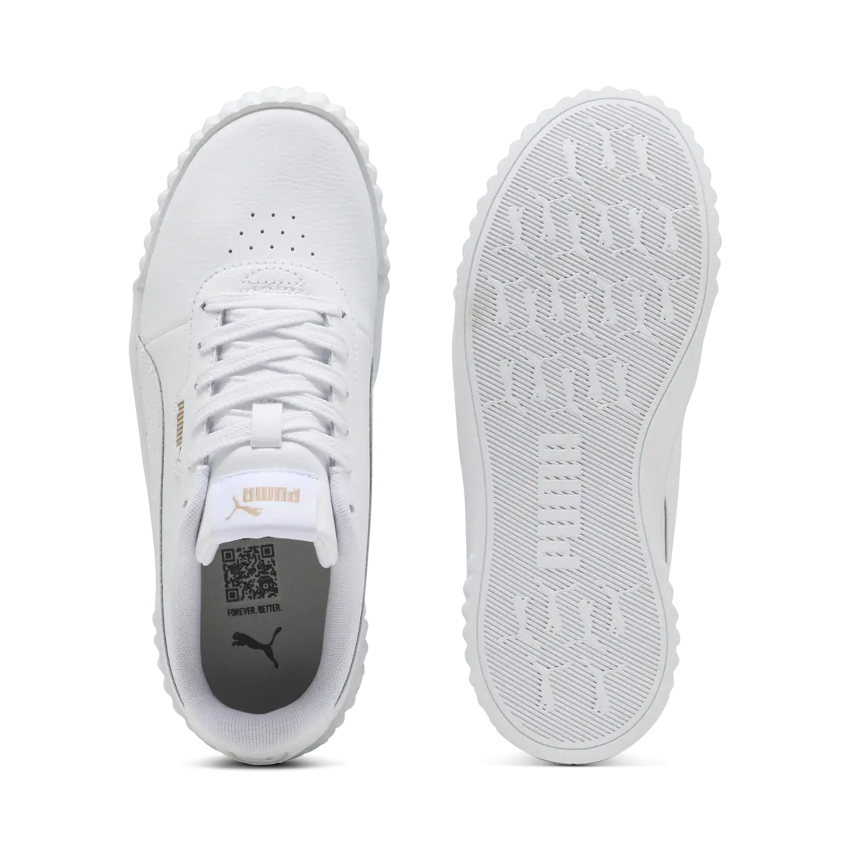 Puma Carina 3.0 Jr Beyaz Kadın Spor Ayakkabı & Sneaker