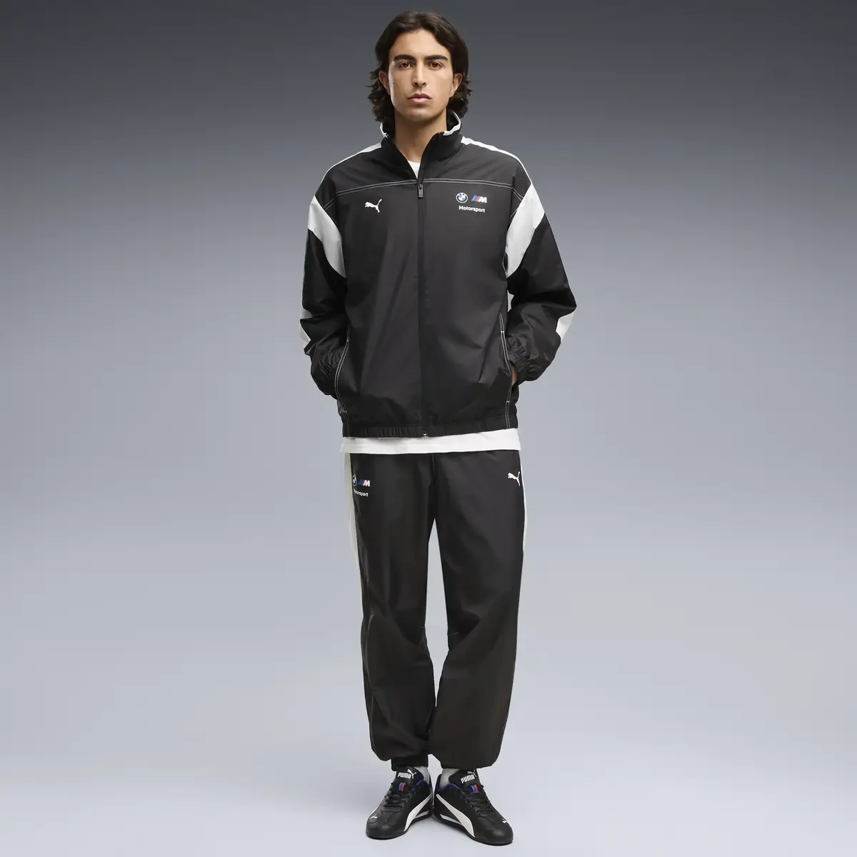 PUMA BMW MMS MT7 Woven Jacket Siyah Erkek Ceket
