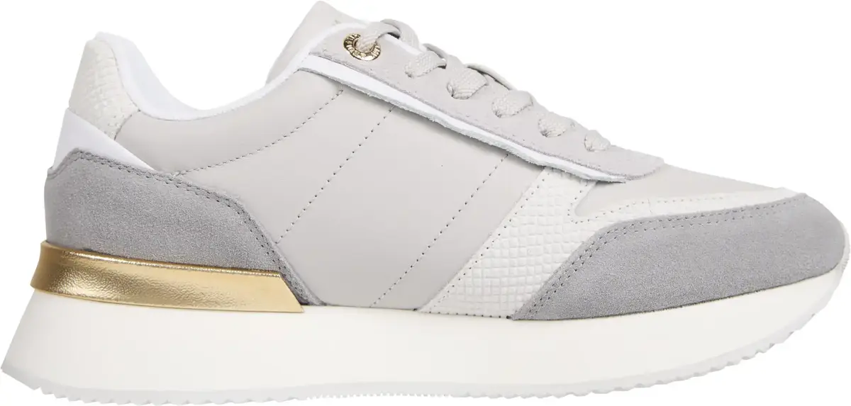 Tommy Hilfiger TH FASHION RUNNER, 0IM Gri Kadın Spor Ayakkabı & Sneaker