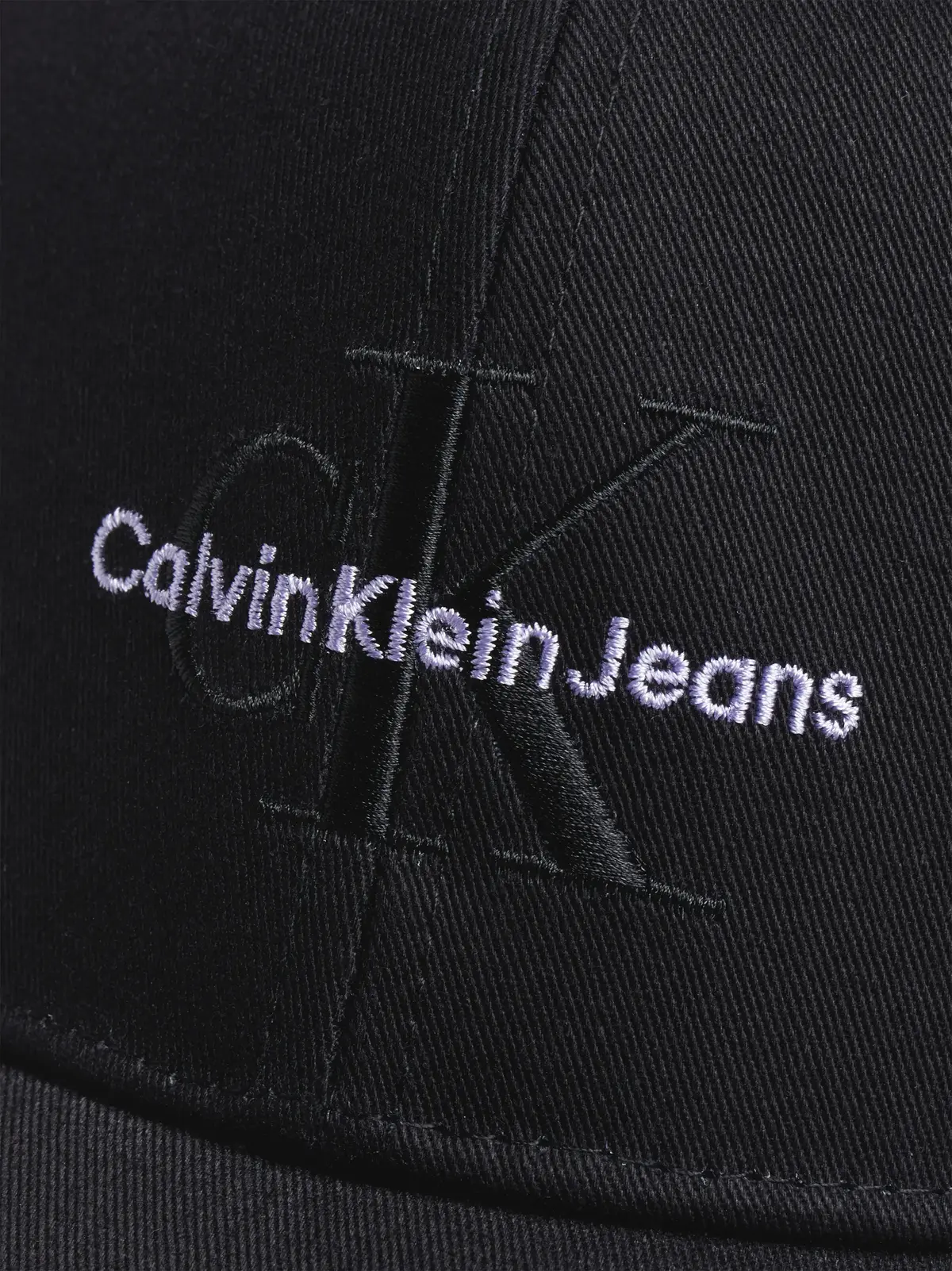 Calvin Klein MONO LOGO EMBRO CAP Kadın Siyah Şapka