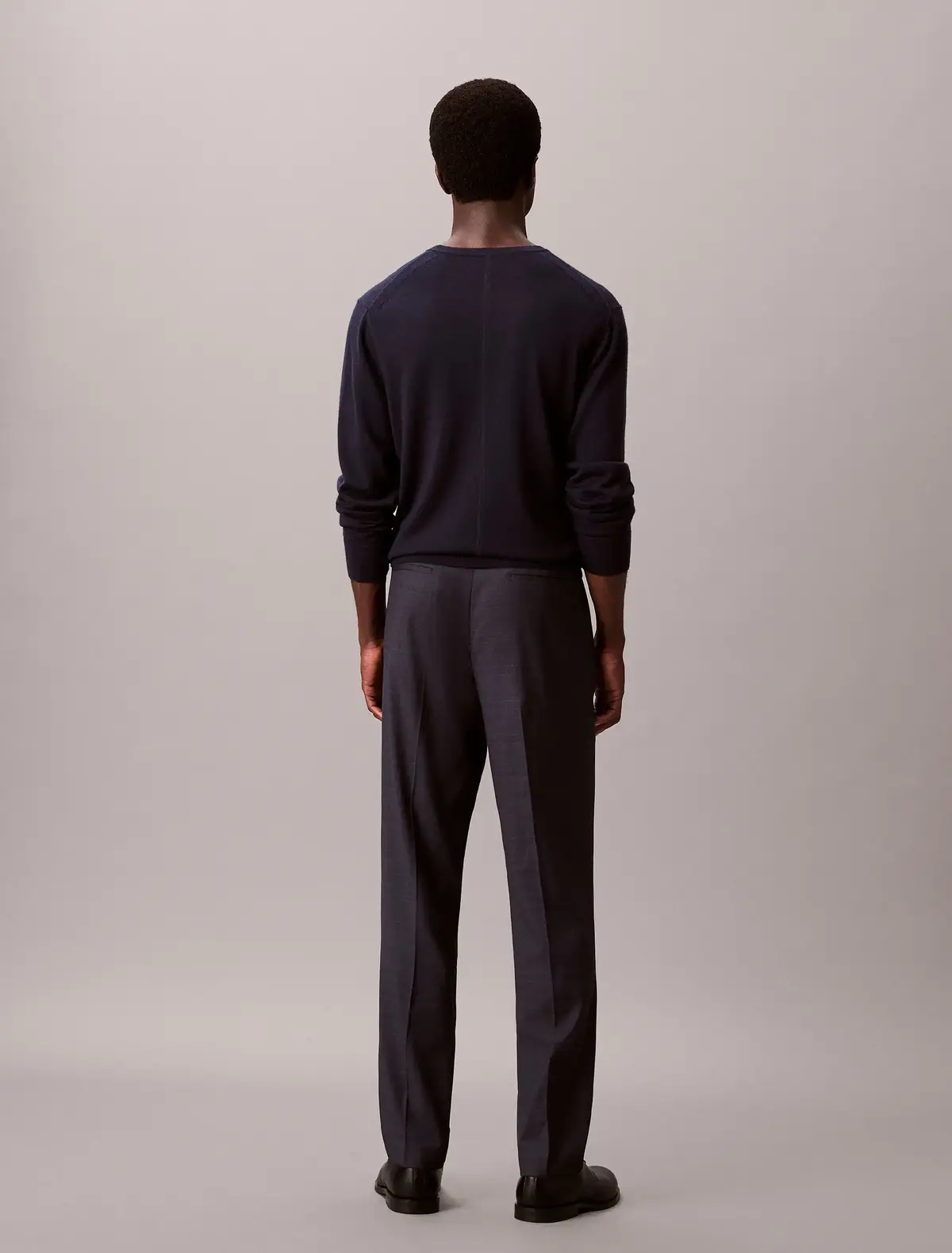 Calvin Klein SLIM VISCOSE BLEND Lacivert Erkek Kumaş Pantolon