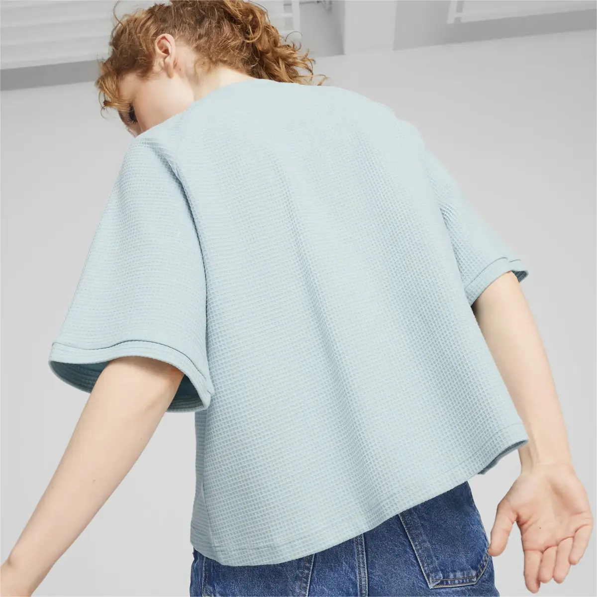 Puma INFUSE Relaxed Tee Açık Mavi Kadın T-Shirt