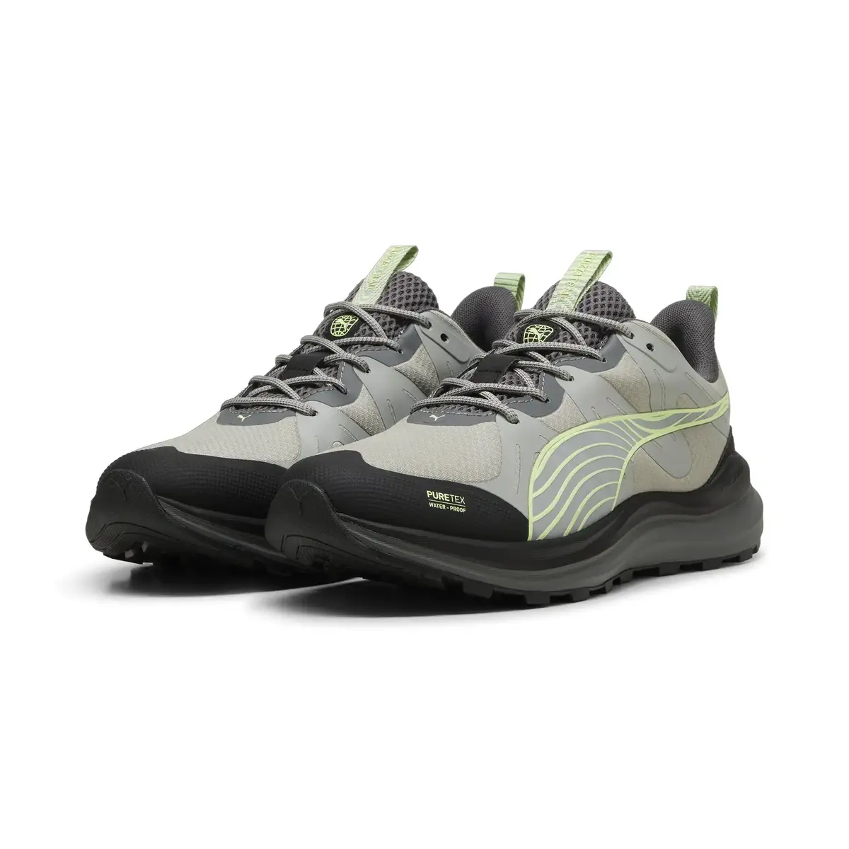 Puma Reflect Lite Trail PTX Gri Unisex Yürüyüş ve Koşu Ayakkabısı