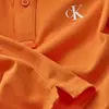Calvin Klein MONOGRAM TIPPING FIT Erkek Turuncu Polo T-Shirt