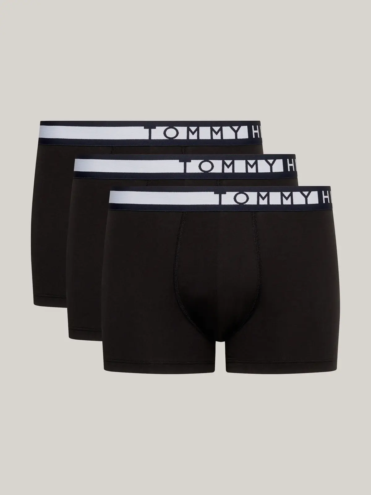 Tommy Hilfiger 3P TRUNK Erkek Siyah 3lü Boxer Set