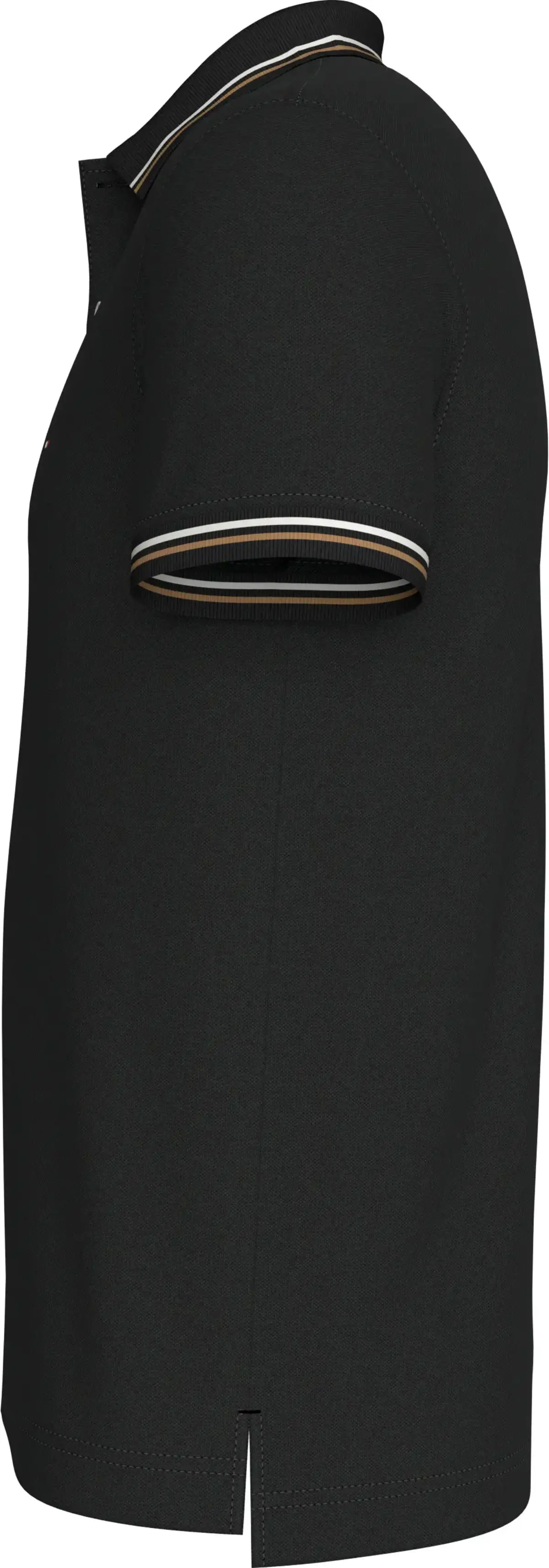 Tommy Hilfiger TIPPED SLIM FIT POLO, BDS Siyah Erkek T-Shirt & Polo