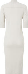 Calvin Klein EXTRA FINE WOOL 1/2 Kadın Krem Elbise