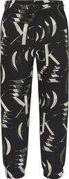 Calvin Klein GLITCHED MONOGRAM JO Erkek Siyah Jogger