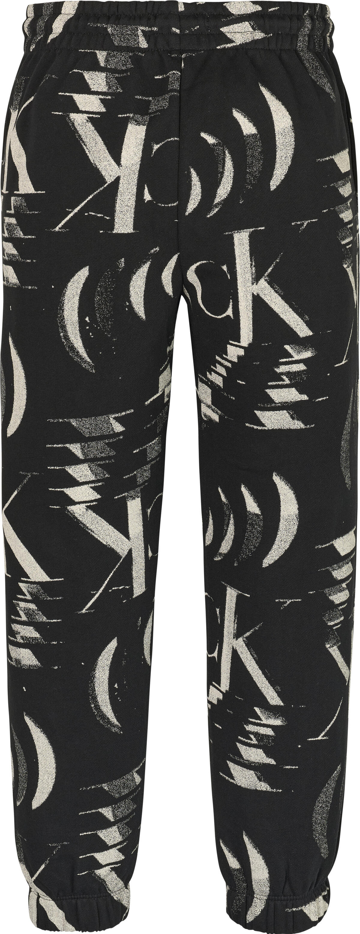 Calvin Klein GLITCHED MONOGRAM JO Erkek Siyah Jogger