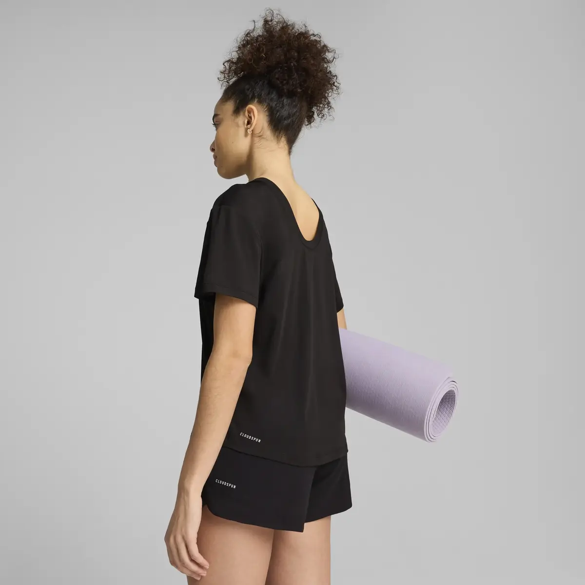 Puma MOVE CLOUDSPUN LOOSE FIT TEE Siyah Kadın T-Shirt
