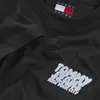 Tommy Hilfiger TJW REG TJ BUBBLE TE, BDS Siyah Kadın T-Shirt & Polo