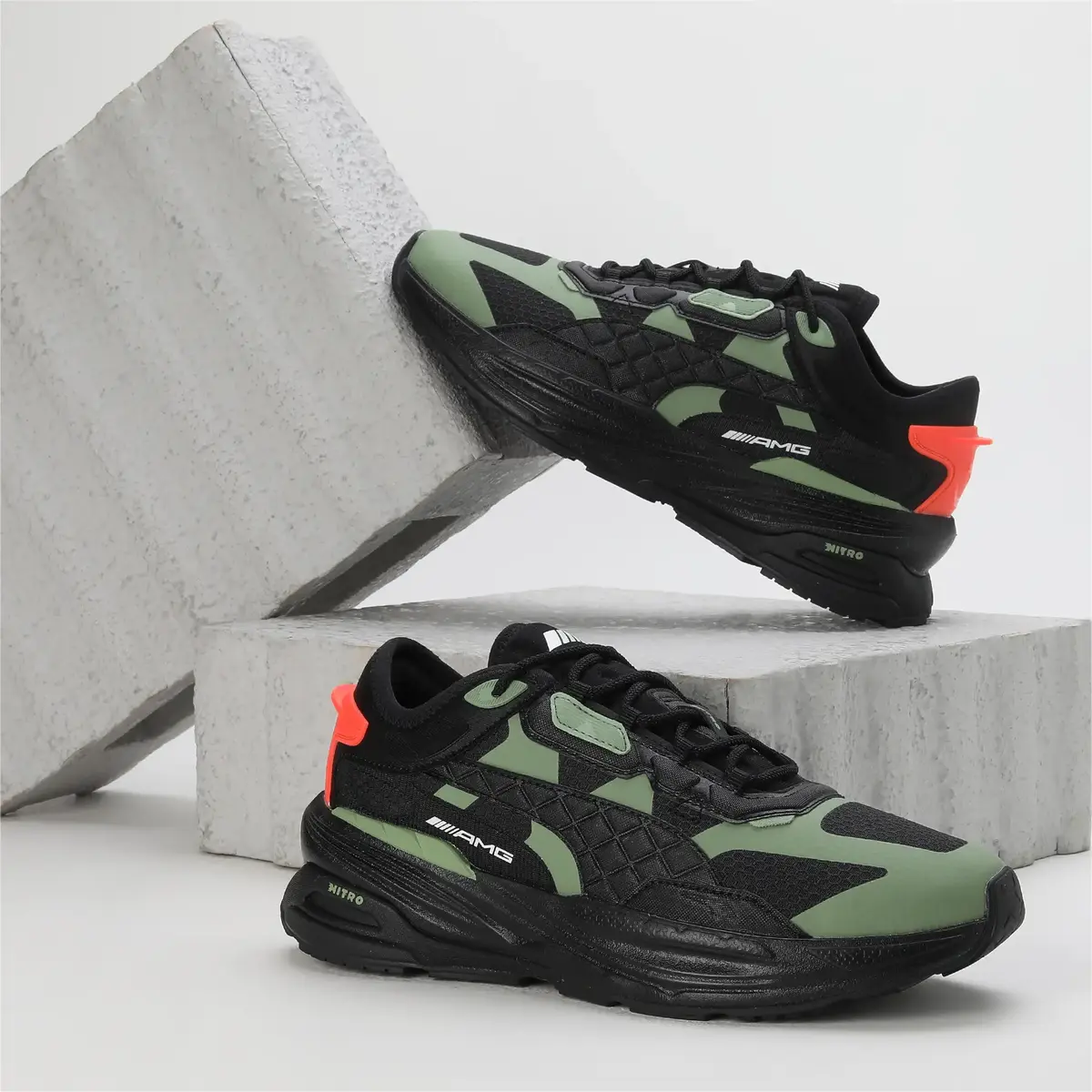 Puma MAPF1 AMG Extent Nitro Yeşil Unisex Günlük Spor Ayakkabı