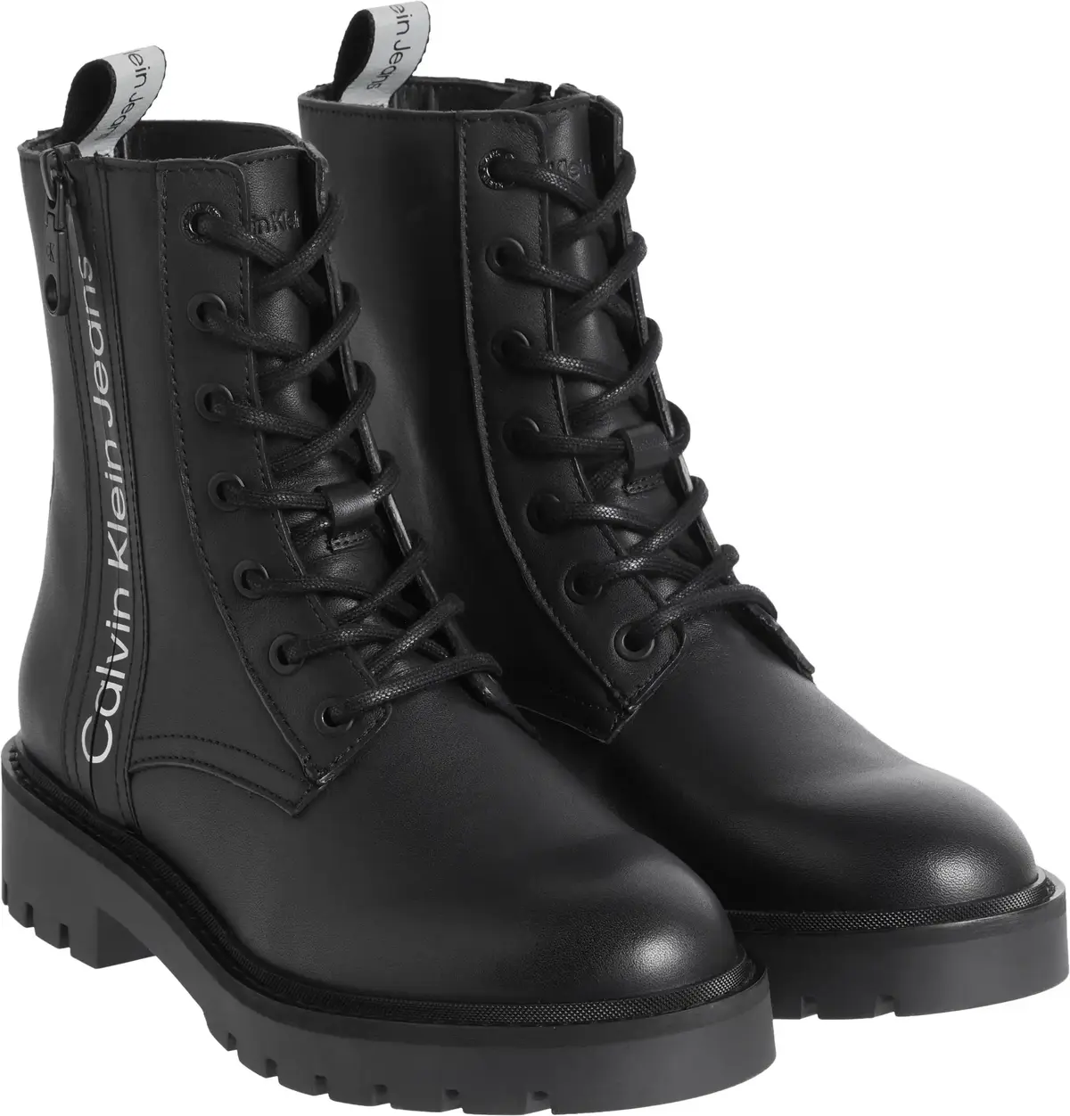 Calvin Klein COMBAT MID LACEUP BO Kadın Siyah Bot