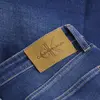 Calvin Klein SLIM Erkek Mavi Kot Pantolon