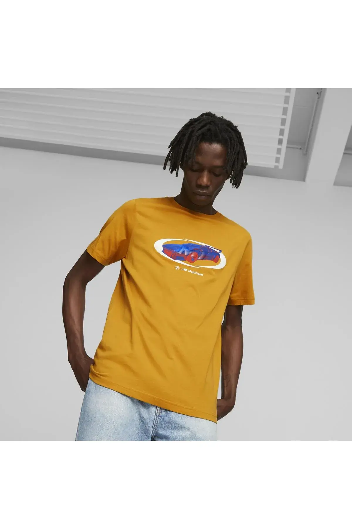 Puma BMW MMS Statement Car Graphic Tee Turuncu Erkek T-Shirt