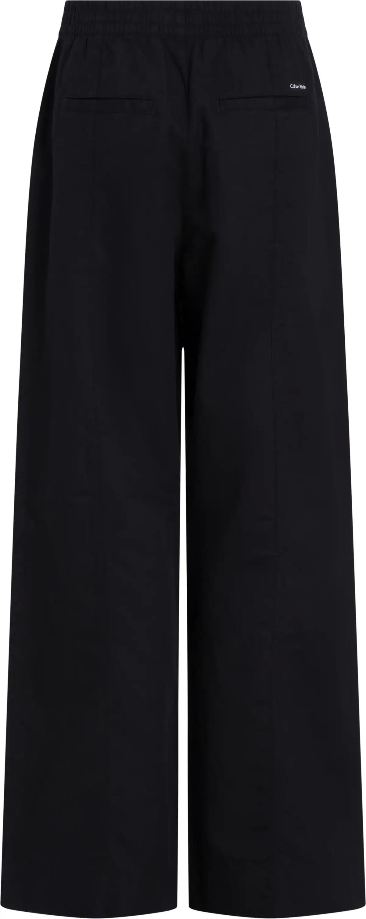 Calvin Klein SOFT LINEN PANT, BEH Siyah Kadın Pantolon