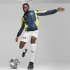 Puma Fsk Prematch Woven Anthem Jacket Medieval Blue-Blazıng Yellow Sarı Erkek Ceket