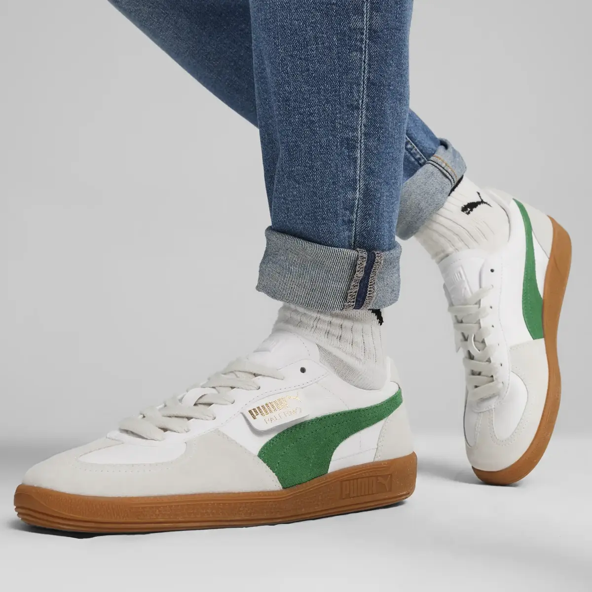 Puma Palermo Lth Beyaz Unisex Günlük Spor Ayakkabı