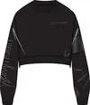 Calvin Klein PW - Pullover Kadın Siyah Sweatshirt