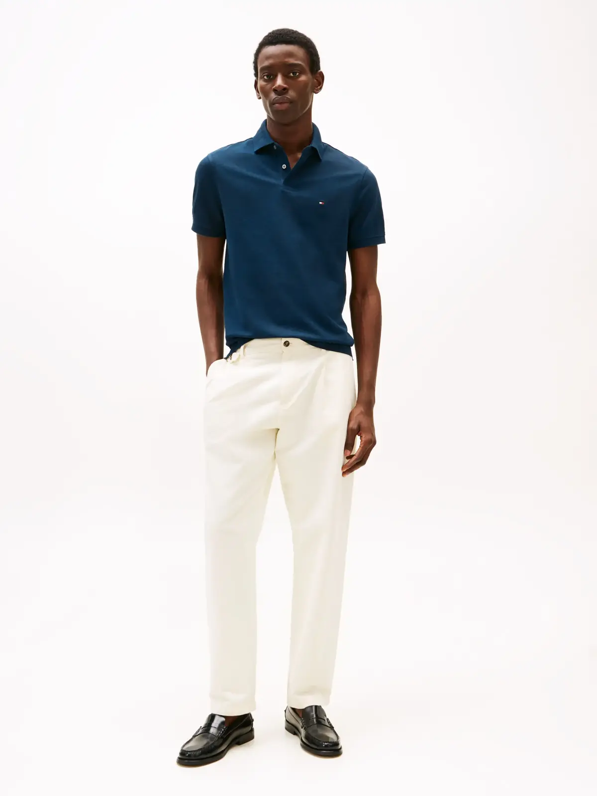 Tommy Hilfiger 1985 REGULAR POLO, DAF Lacivert Erkek T-Shirt & Polo