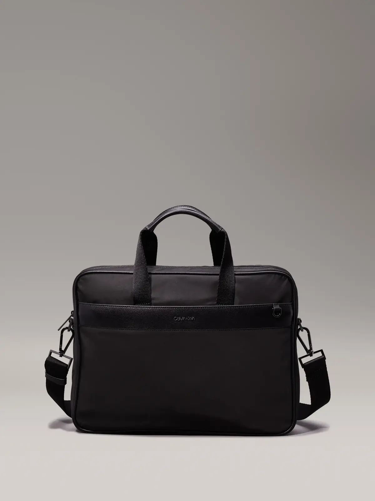 Calvin Klein  CK EST. NYLON LAPTOP Erkek Siyah Omuz Çanta