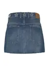 STUDDED DENIM MINI S, 1BK