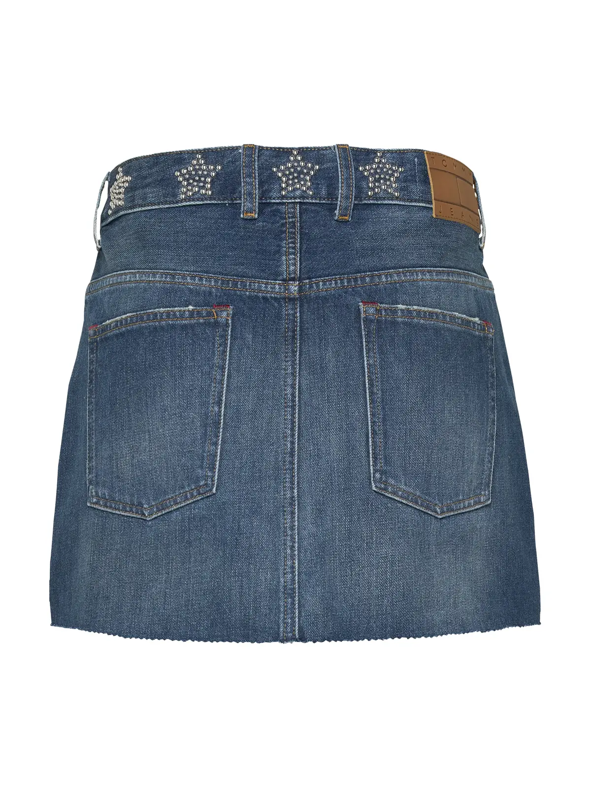 STUDDED DENIM MINI S, 1BK