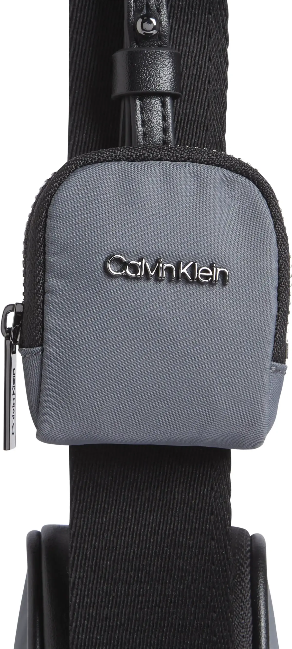 Calvin Klein CK EST. NYLON CUBE R Erkek Gri Omuz Çanta