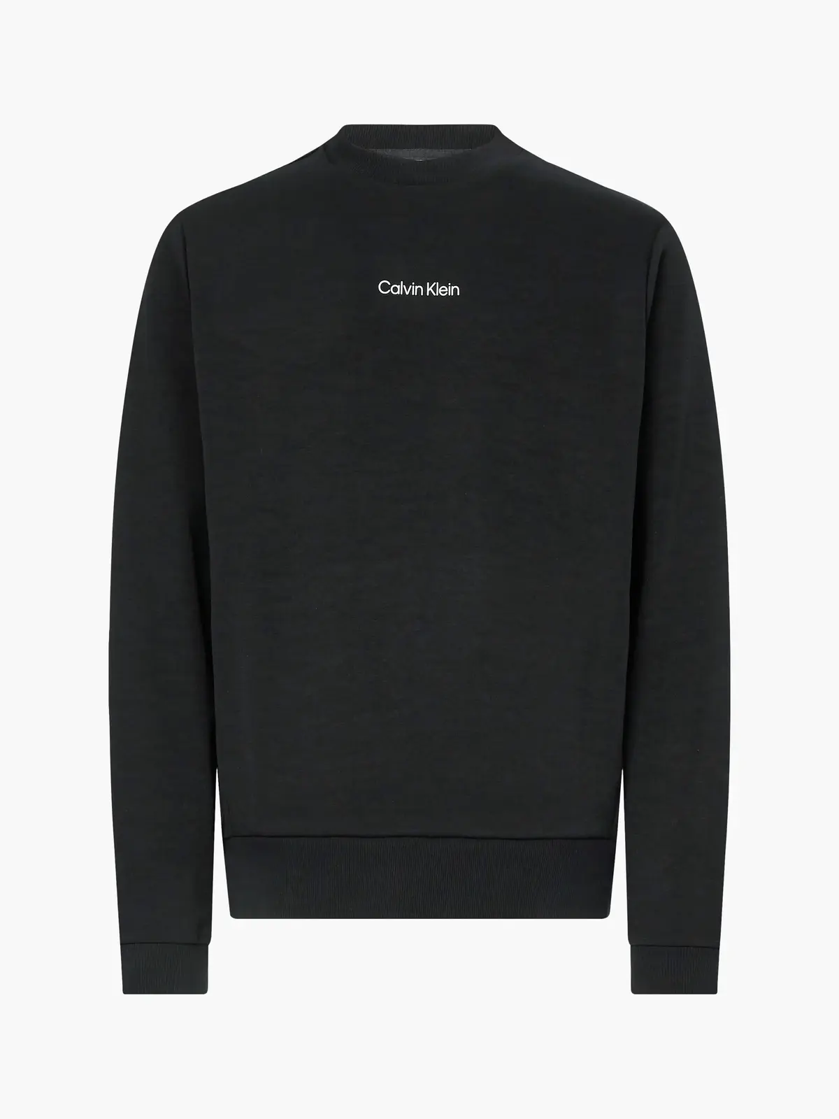 Calvin Klein INTERLOCK MICRO LOGO Erkek Siyah Sweatshirt