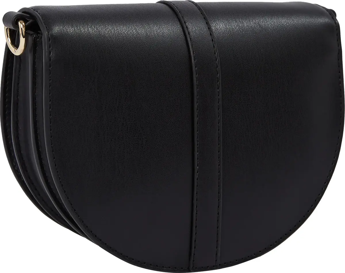 Tommy Hilfiger TH HERITAGE SADDLE B, BDS Siyah Kadın Çanta