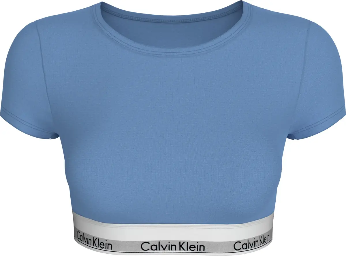 Calvin Klein T-SHIRT BRALETTE, PWB Mavi Kadın Sütyen & Bralet