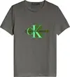 Calvin Klein PERFORATED GLOW MONO Erkek Beyaz T-Shirt