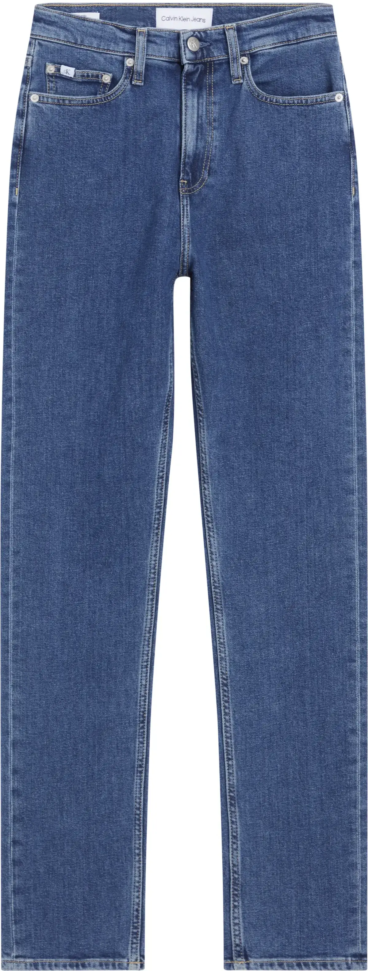 Calvin Klein AUTHENTIC SLIM STRAI Kadın Mavi Kot Pantolon