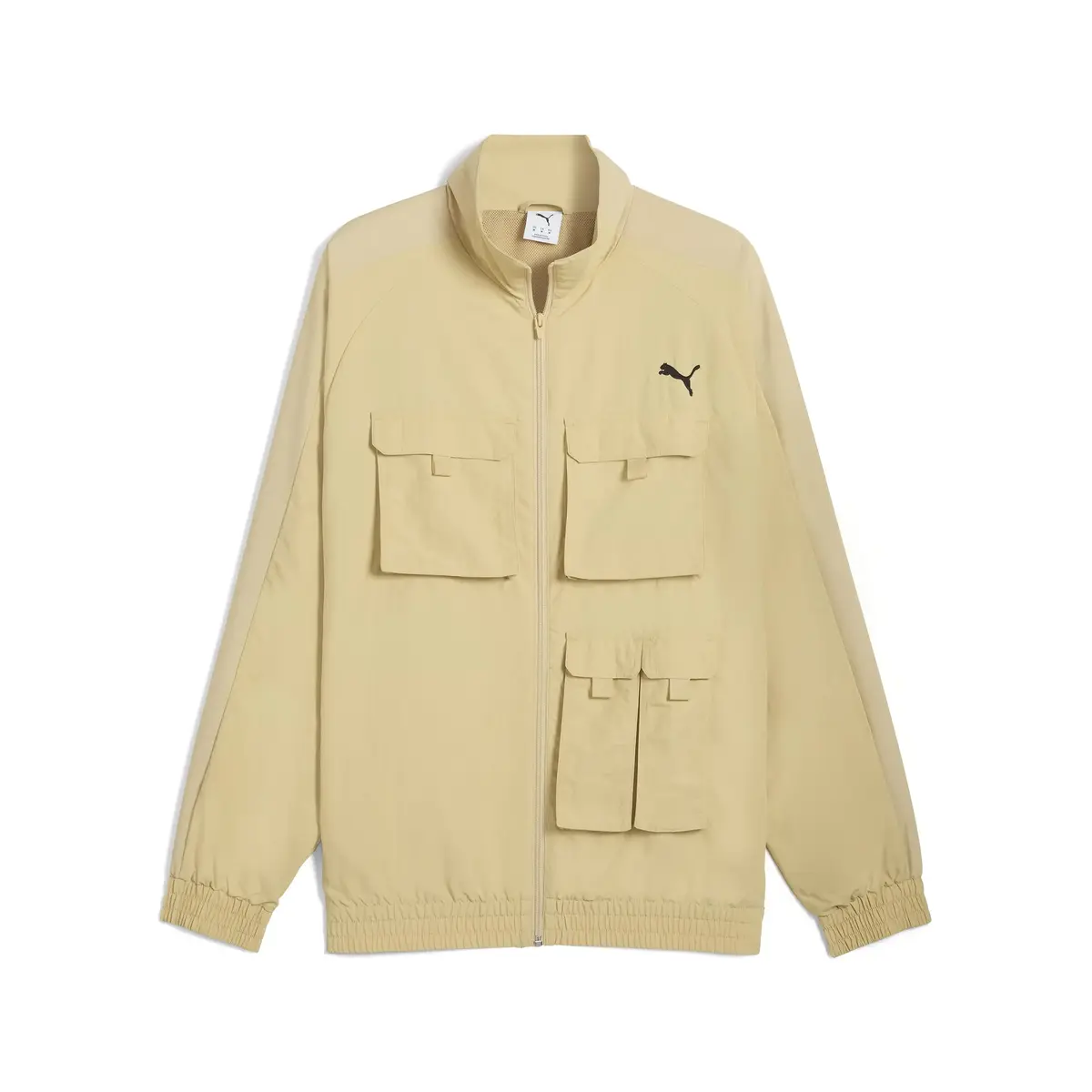 Puma T7 Cargo Track Jacket Gri Erkek Fermuarlı Ceket