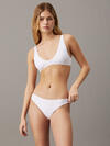 Calvin Klein TRIANGLE, YCD Beyaz Kadın Bikini Üstü