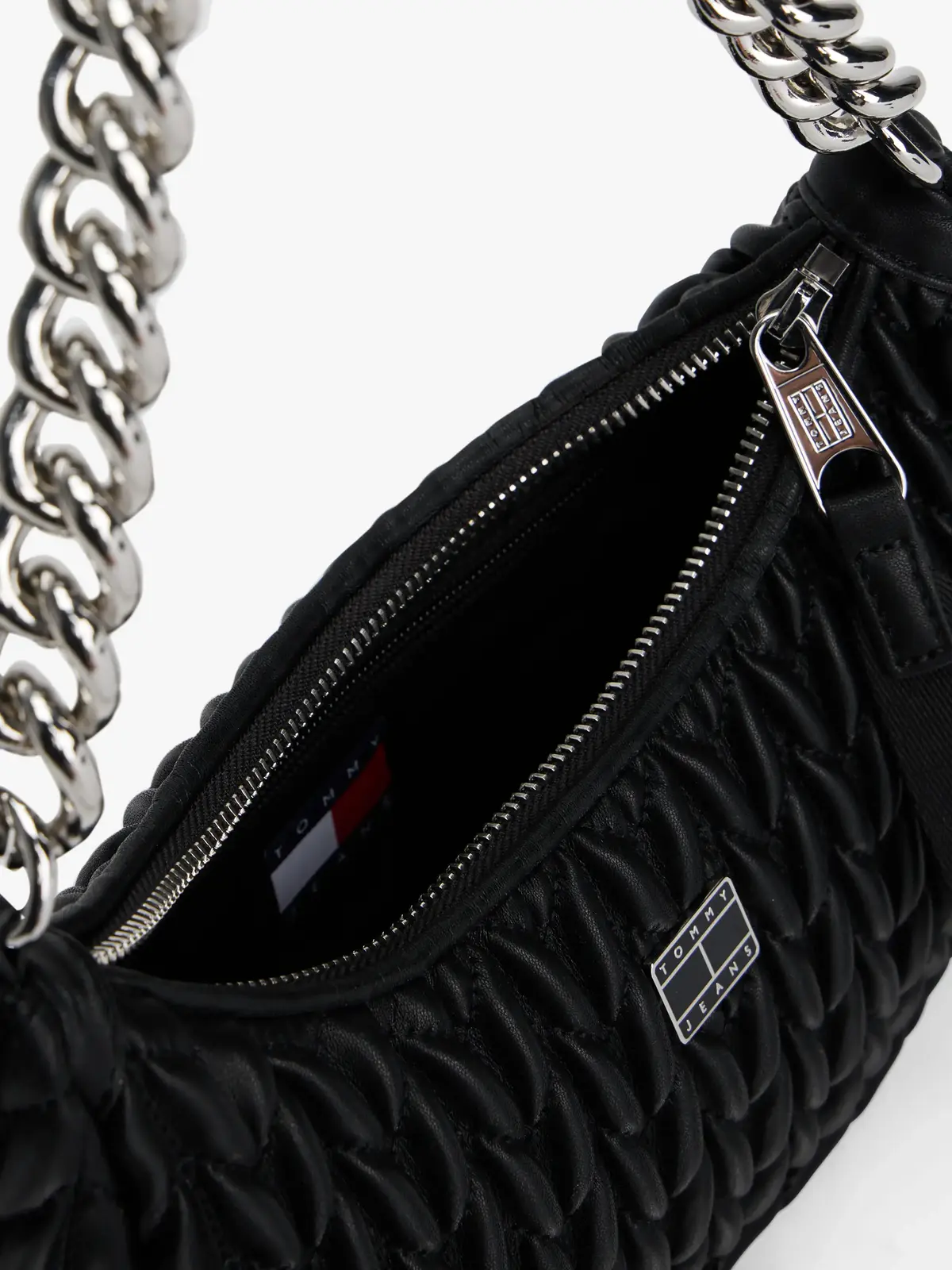 Tommy Hilfiger TJW ICONIC SHOULDER, BDS Siyah Kadın Çanta