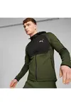 Puma EVOSTRIPE Full-Zip Hoodie DK Yeşil Erkek Fermuarlı Ceket