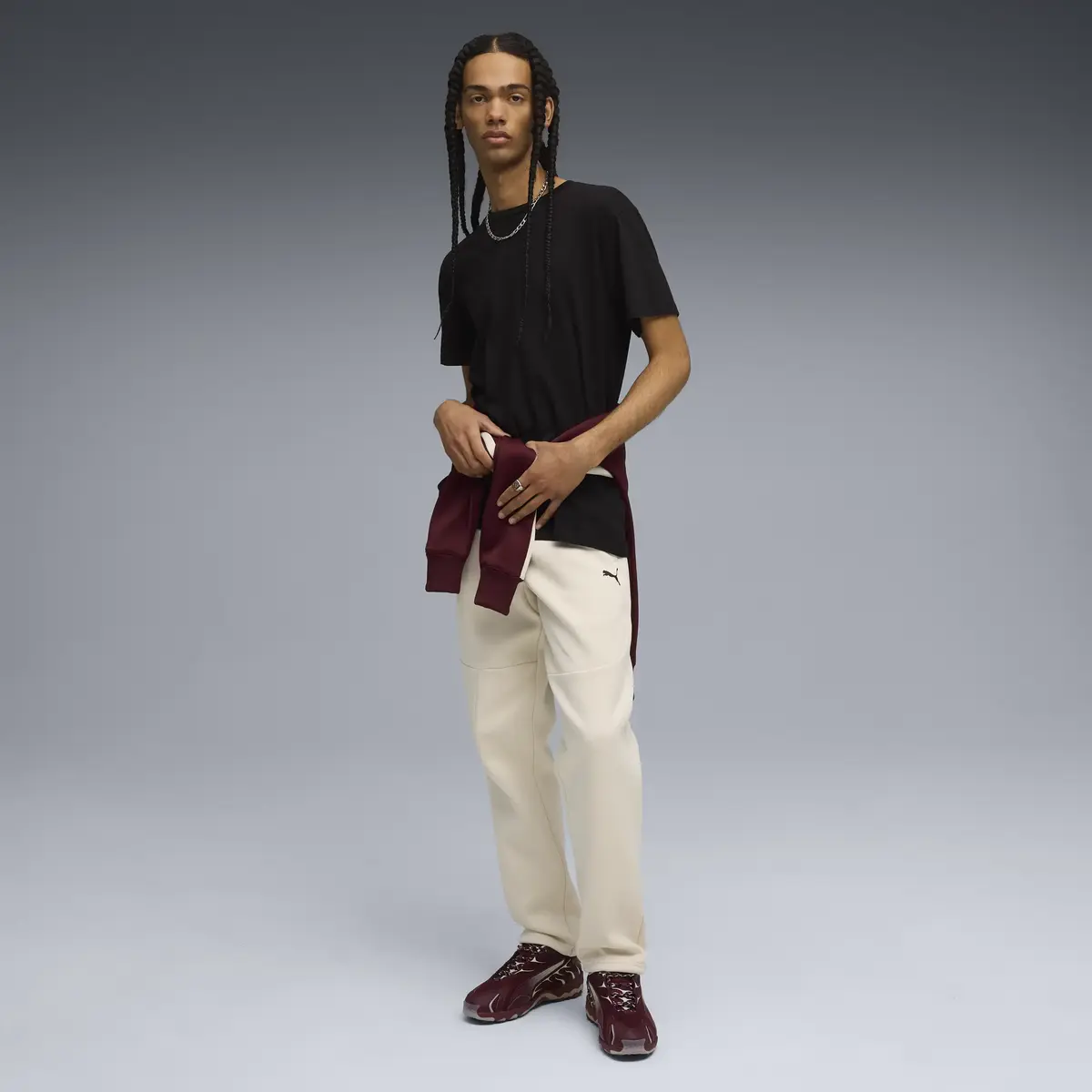 Puma PUMATECH Track Pants Krem Erkek Eşofman Altı