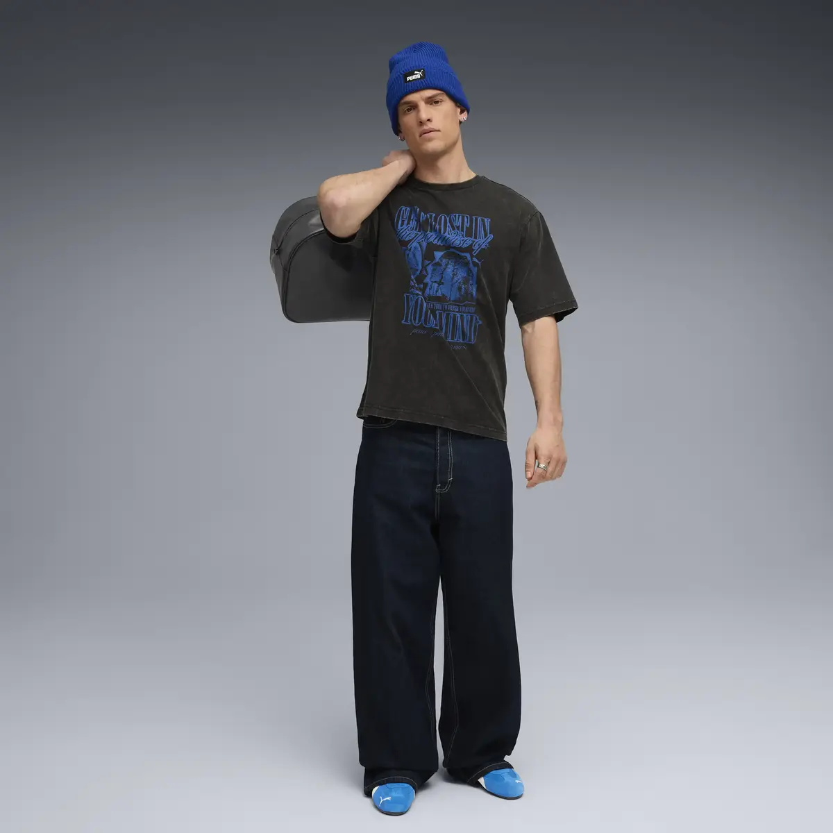 Puma GRAPHIC Tee Siyah Erkek T-Shirt