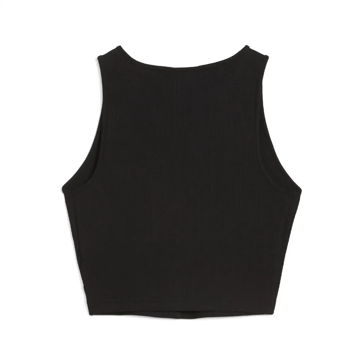 Puma WARDROBE ESS Ribbed Crop Top Siyah Kadın Crop