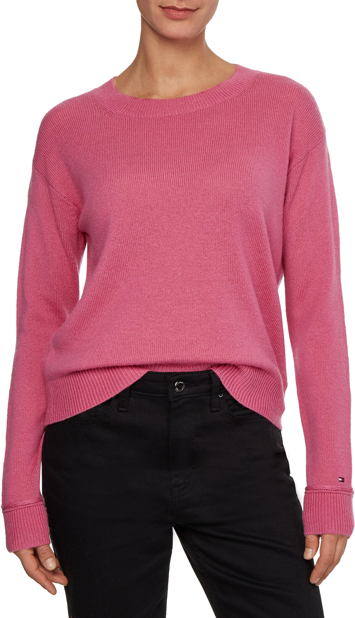 Tommy Hilfiger SOFTWOOL C-NK SWEATE Kadın Pembe Kazak