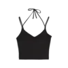 PUMA Classics Ribbed Crop Top PUMA Black Siyah Kadın Crop Üst