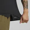Puma Traın Jacquard Ss Tee Siyah Erkek Koşu Ve Performans T-Shirt