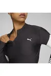 Puma Fit Eversculpt 1/4 Zip Siyah Kadın Crop Top