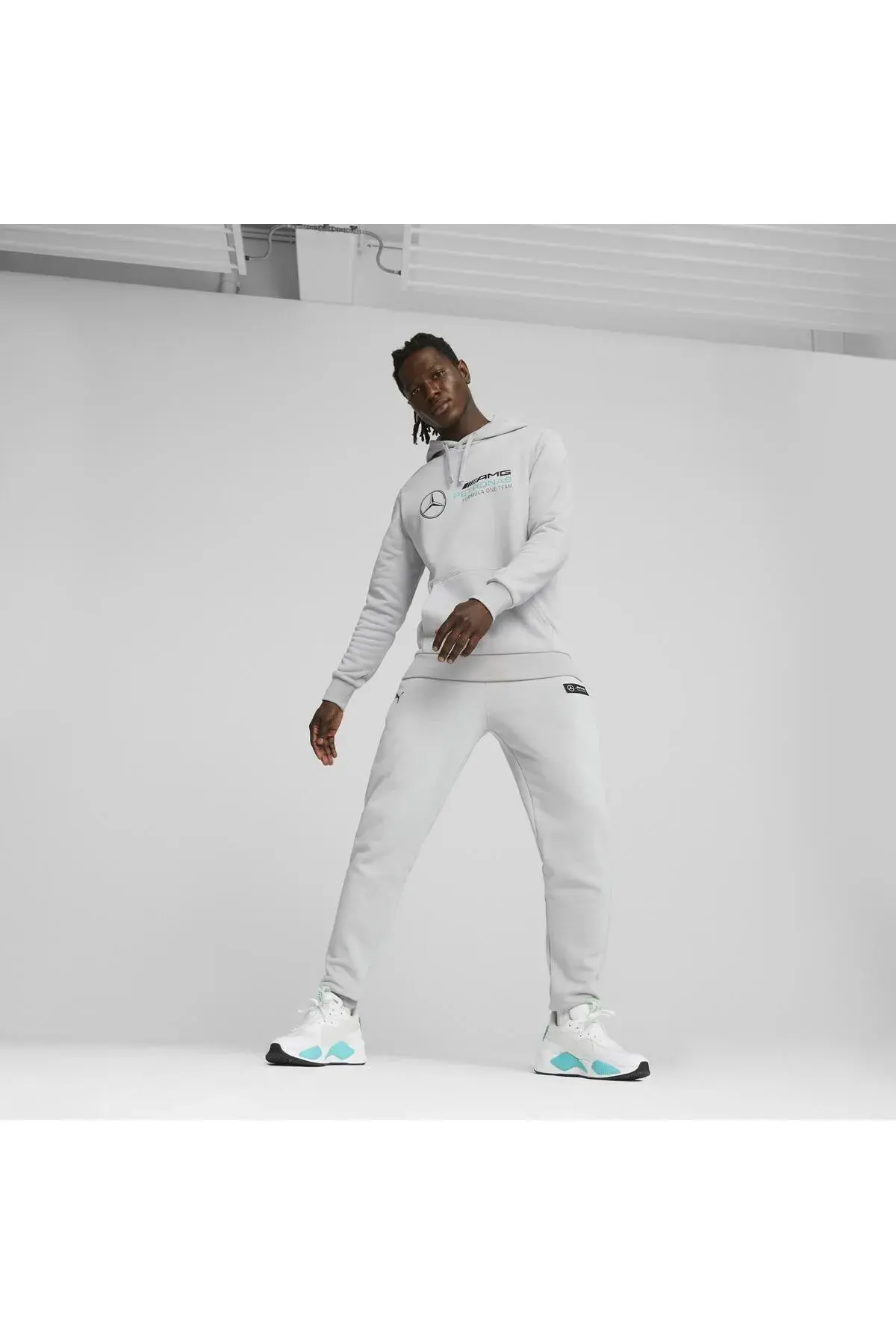 Puma MAPF1 ESS Fleece Pants Gri Erkek Eşofman Altı